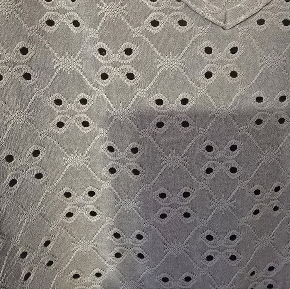 BloomChic Sage Eyelet Tunic - Picture 3 of 3